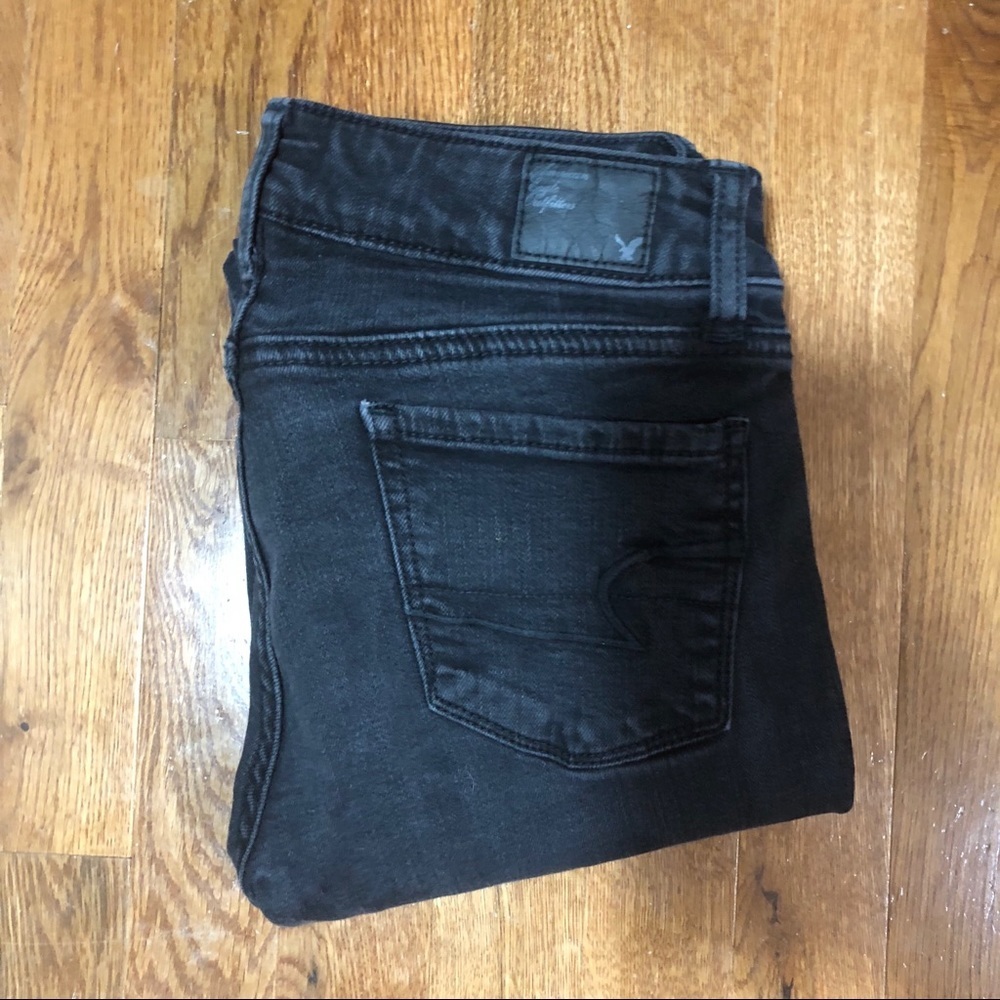 * American eagle black skinny jeans